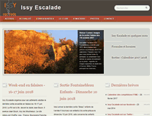 Tablet Screenshot of issyescalade.fr